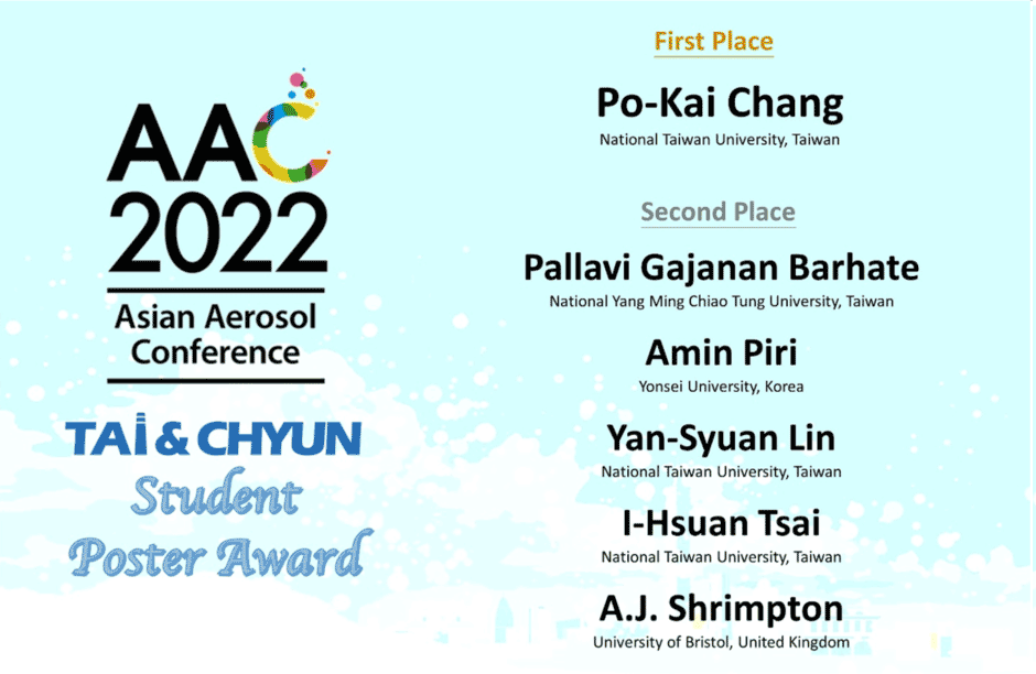 Student Travel Grant Asian Aerosol Conference 2021 AAC 2021